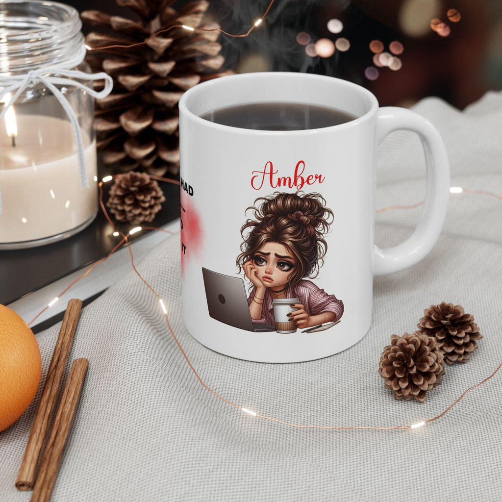 Personalised Monday Punch Mug, Novelty Coffee Cup Gift