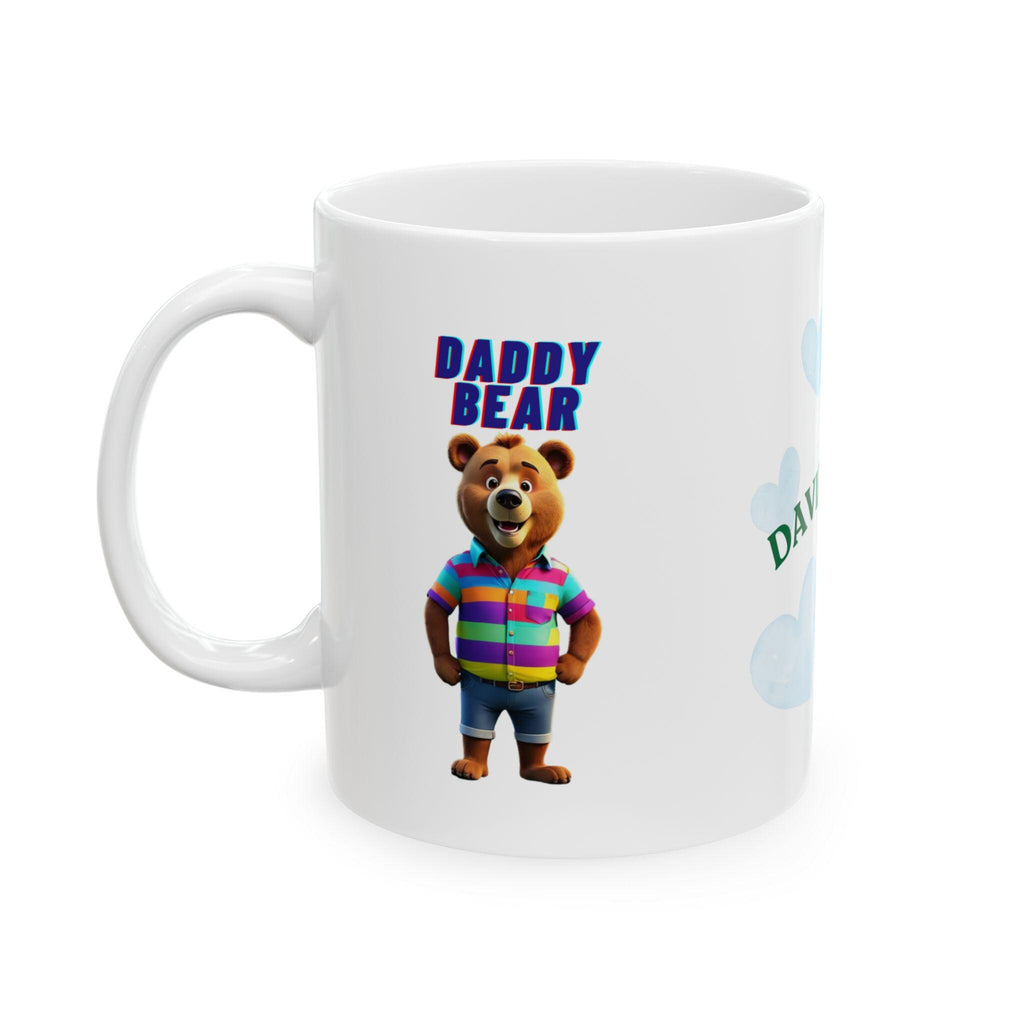 Daddy Bear Mug, Stylish Bear Character