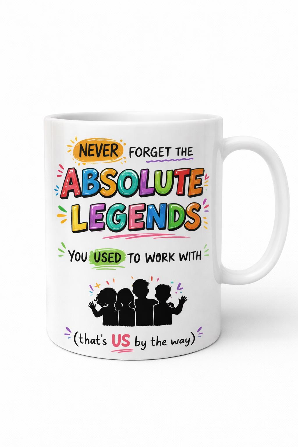 Funny Farewell Mug, Absolute Legends Colleagues Leaving Gift, Workplace Humor Mug