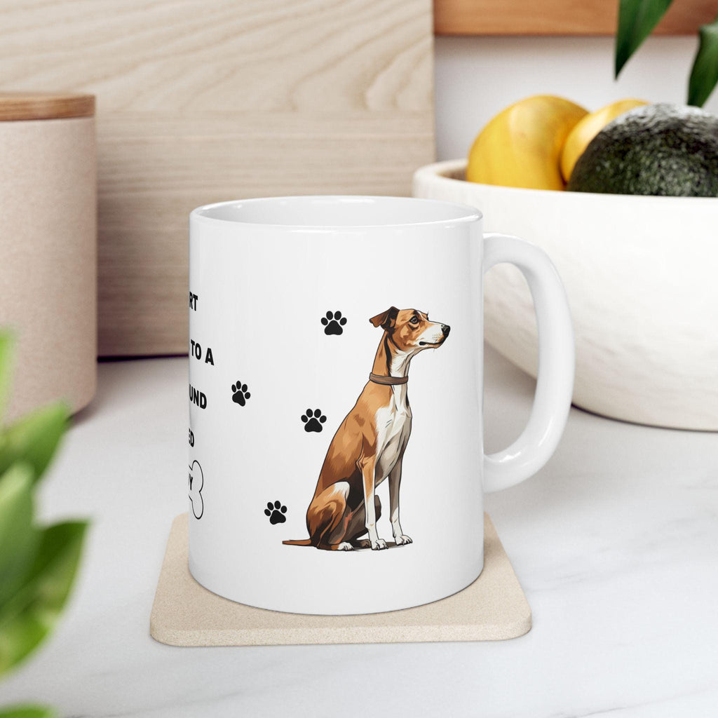 Personalised Grey Hound Mug: Dog Lover Gift