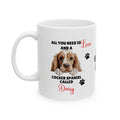 Personalised Cocker Spaniel Mug: Dog Lover Gift