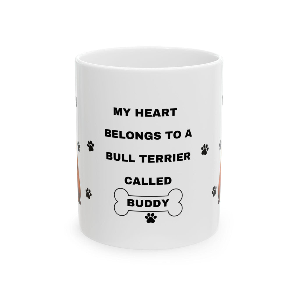 Personalised Bull Terrier Mug: Dog Lover Gift