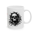 3D Skull Mug, Personalised Coffee Cup, Novelty Gift