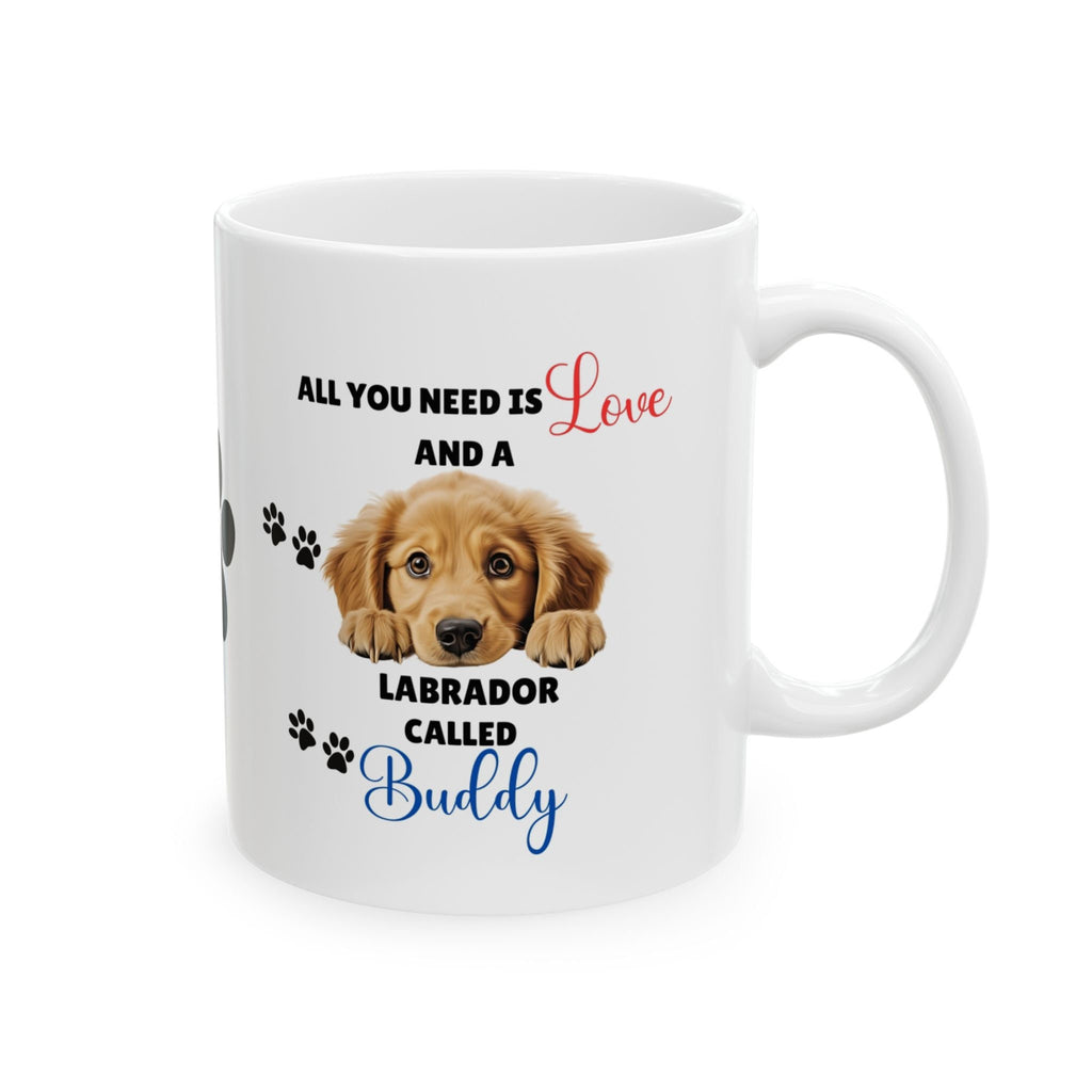 Personalised Labrador Mug, Dog Lover Gift
