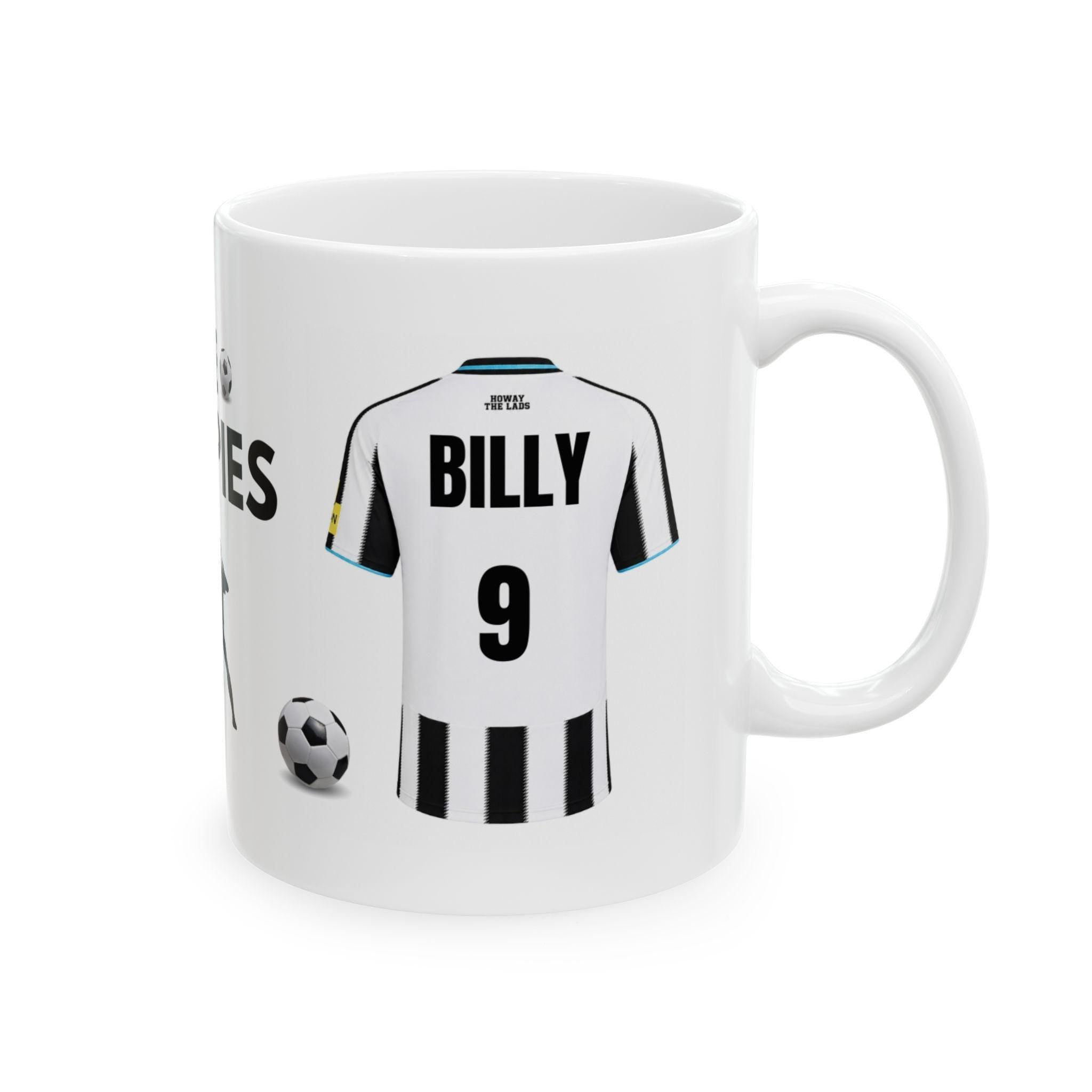 Newcastle Football Mug: Personalised Toon Army Gift