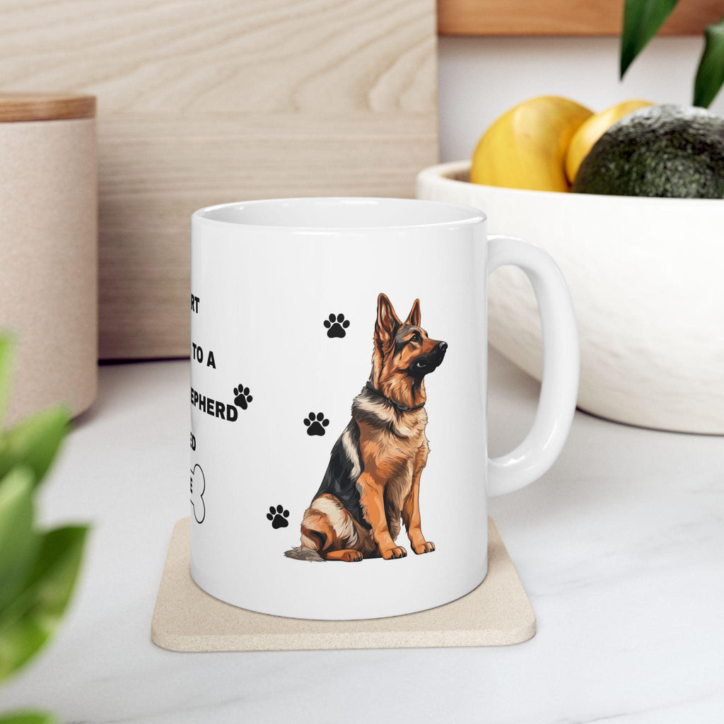 Personalised German Shepherd Mug: Dog Lover Gift