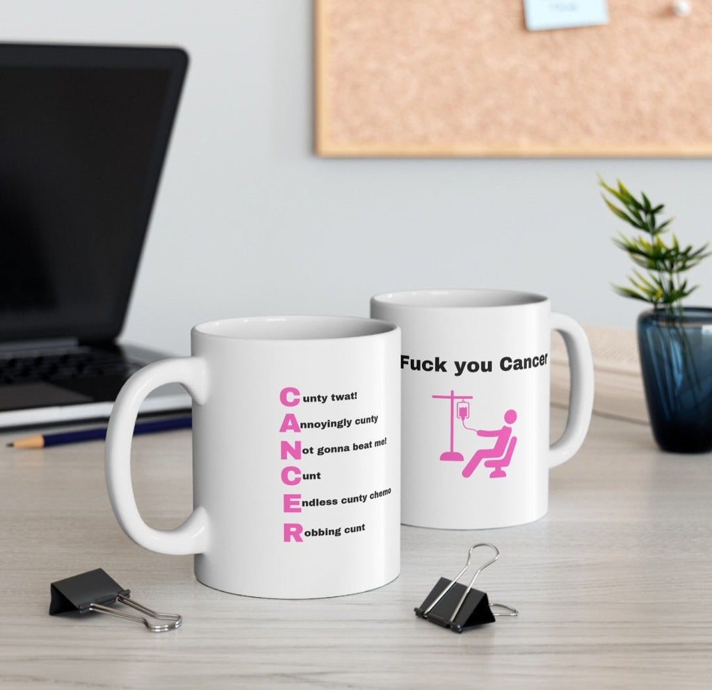 Cancer Mug: Chemotherapy Gift, Light Humor Coffee Cup