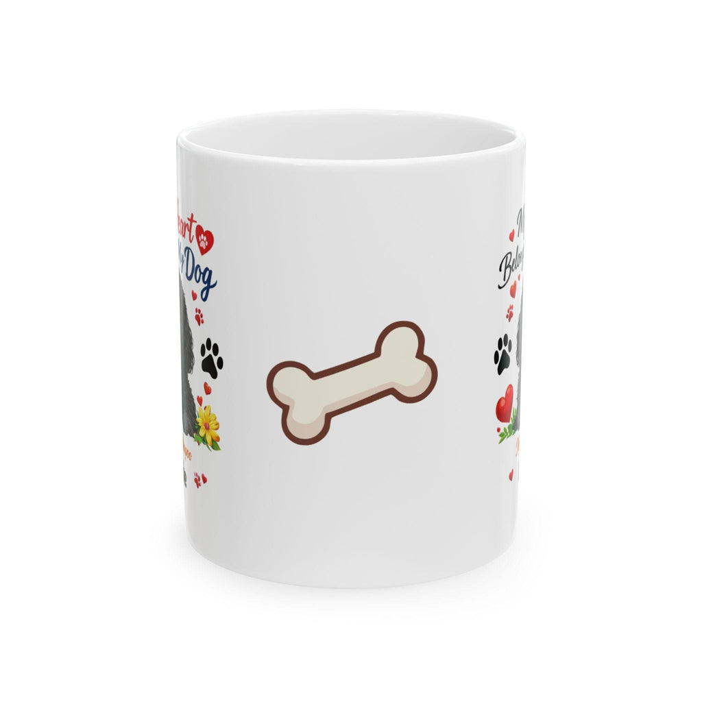 Personalised Cockapoo Dog Mug, Black Cockapoo Lover Gift