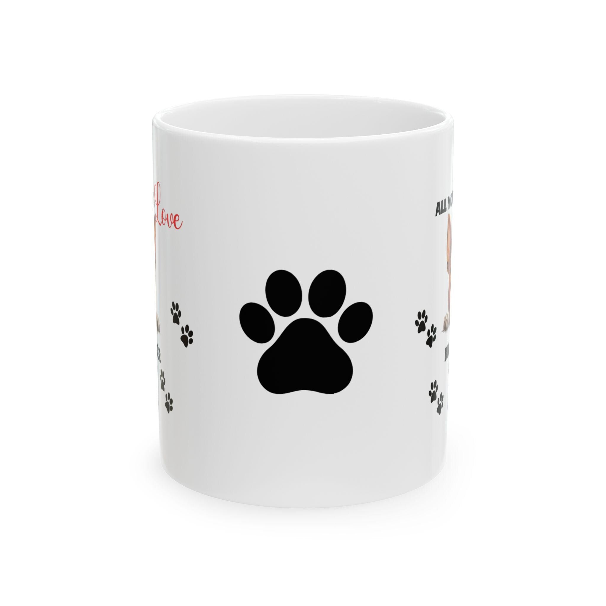 Personalised Bull Terrier Mug: Dog Lover Gift, 11oz Ceramic Coffee Cup Drinkware