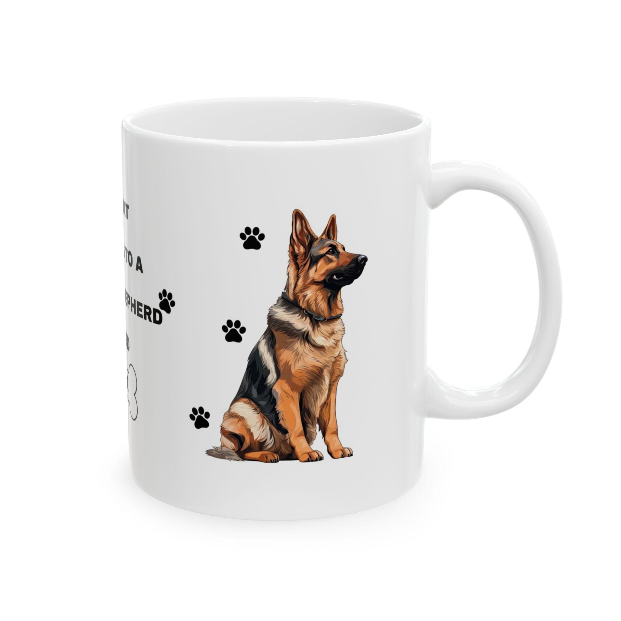 Personalised German Shepherd Mug: Dog Lover Gift