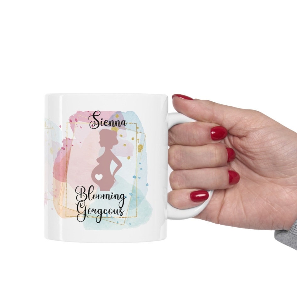 Personalized Pregnancy Mug, Expecting Mother Gift