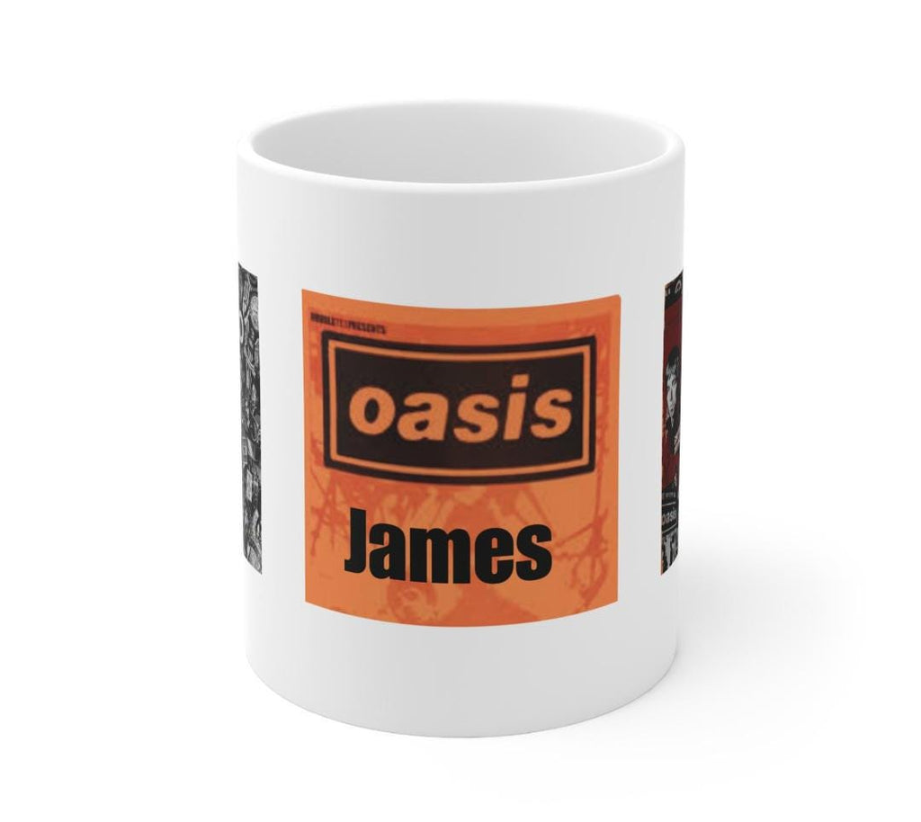 Personalised Oasis Fan Mug: Retro Concert Gift