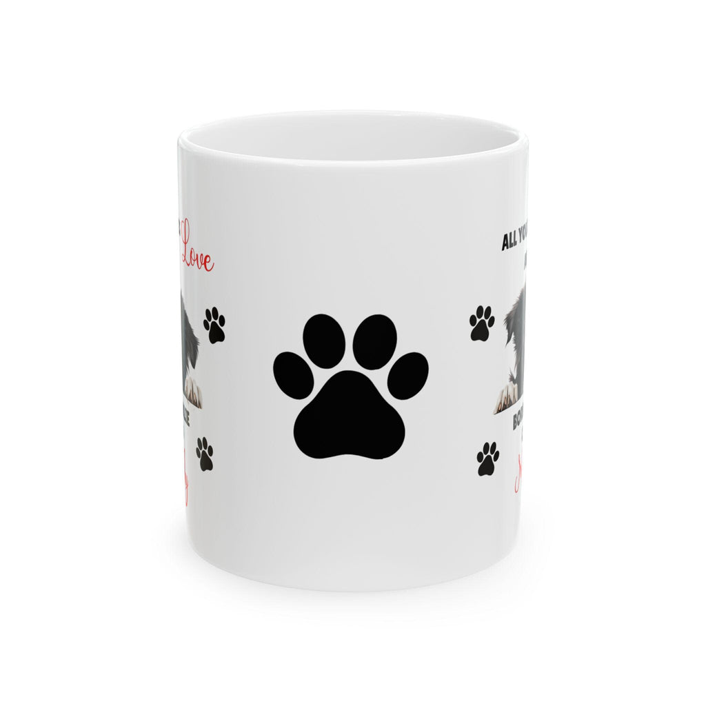 Personalised Border Collie Mug: Dog Lover Gift
