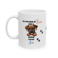 Personalised Boxer Dog Mug: Gift for Dog Lovers, 11oz Ceramic Coffee Cup Drinkware