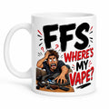 Personalised FFS Where's My Vape?" Funny Mug, Funny Gift, 11oz Ceramic