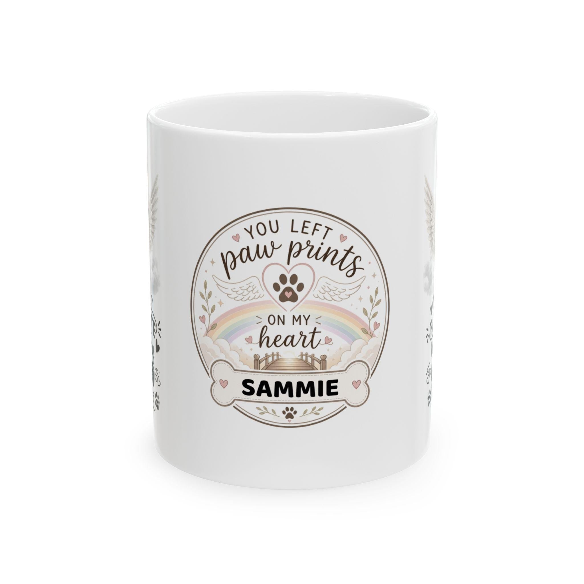 Personalised Bull Terrier Memorial Mug Personalised,  Pet Loss Gift, Dog Remembrance Mug, Favourite Hello Hardest Goodbye 11oz