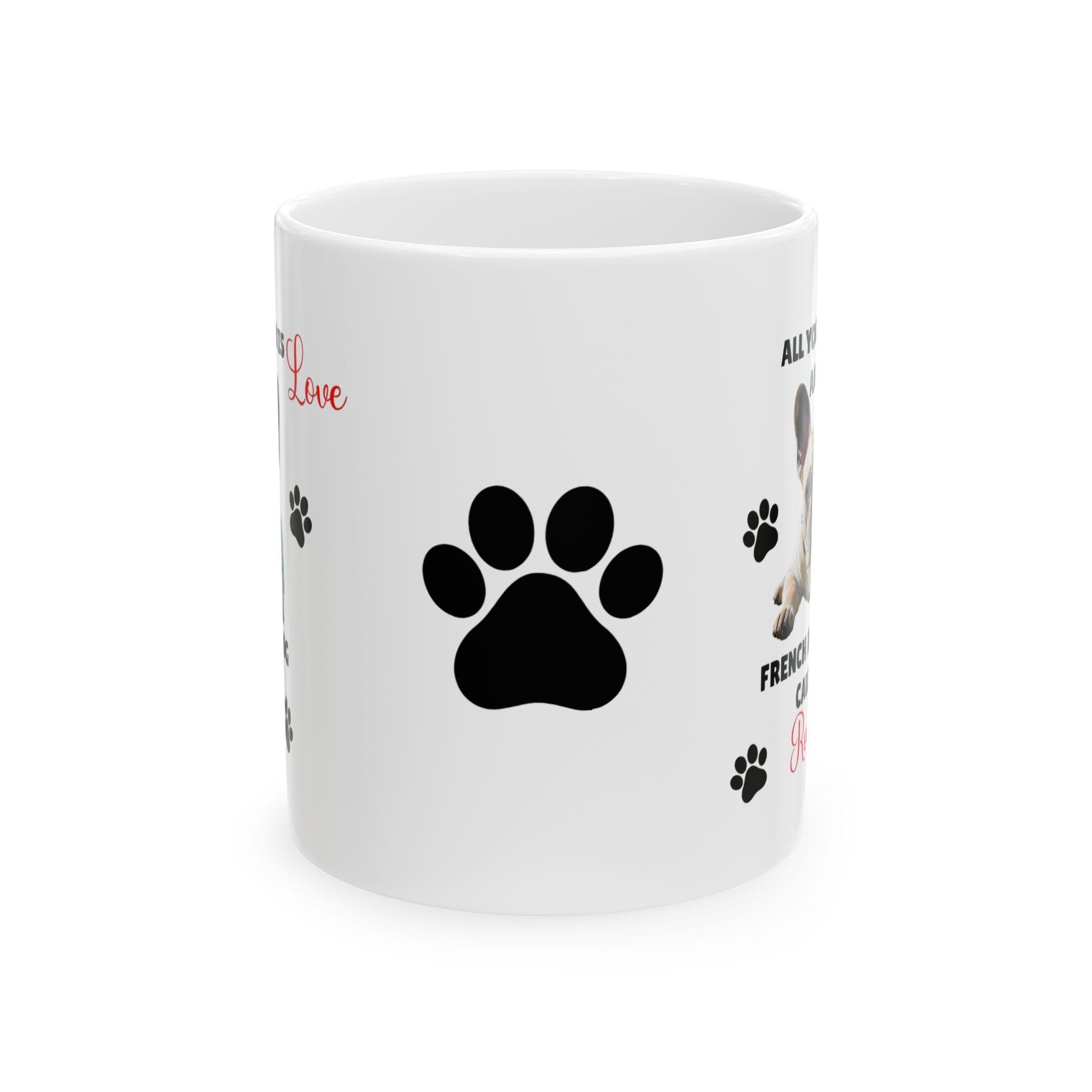 Personalised French Bulldog Mug: Dog Lover Gift