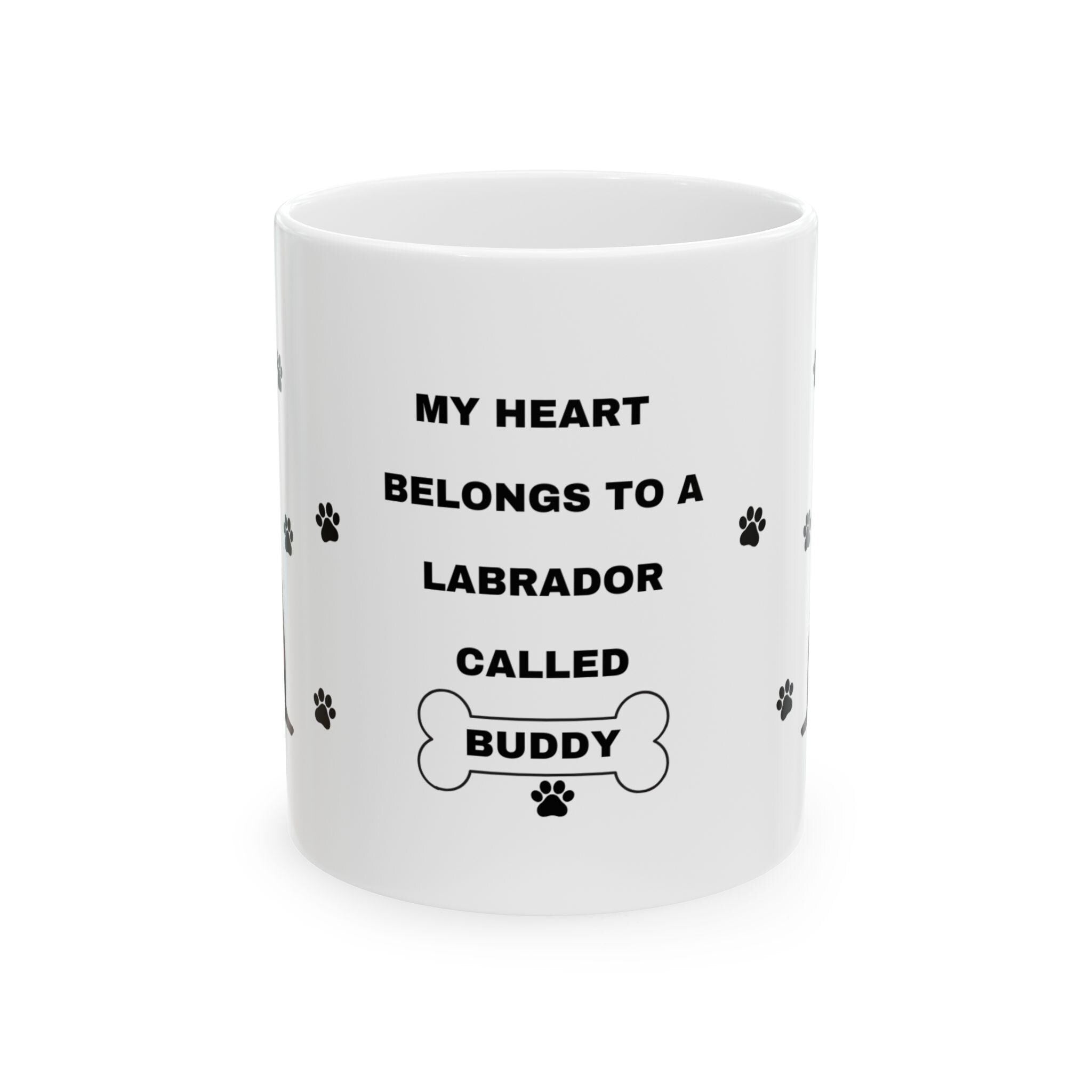 Personalised Labrador Mug: Dog Lover Gift