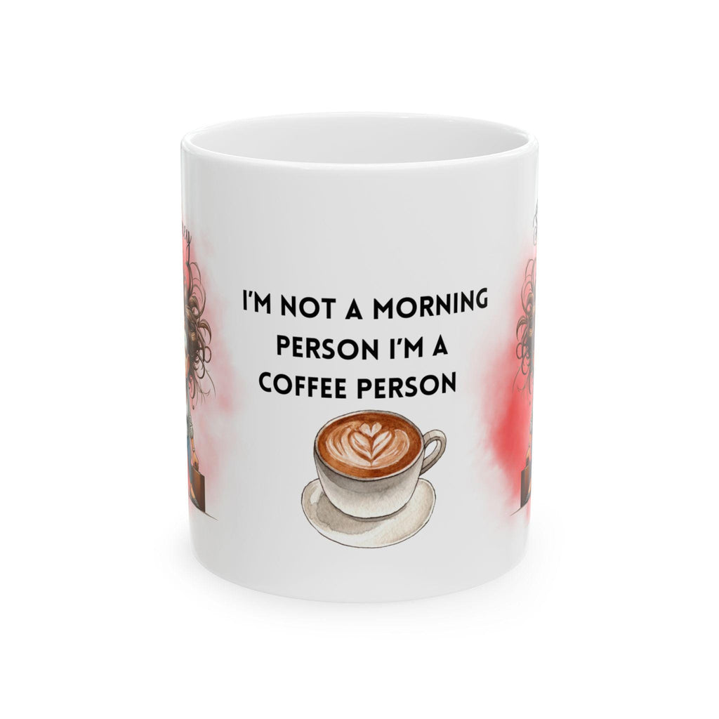 Personalised Coffee Mug, Funny Morning Person Gift