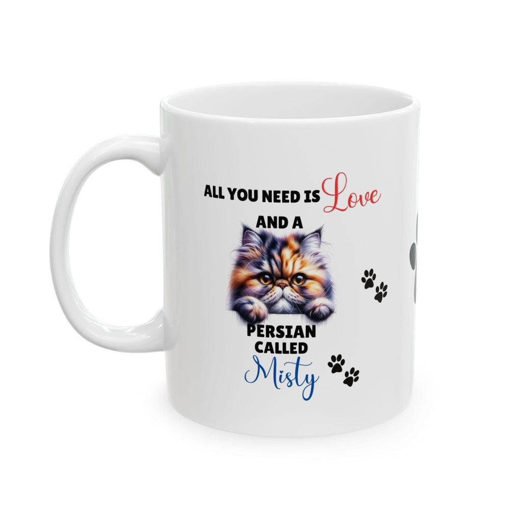 Personalised Persian Cat Mug, Cat Lover Gift