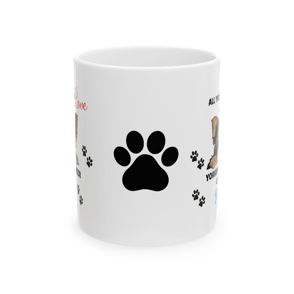 Personalised Yorkshire Terrier Mug: Dog Lover Gift