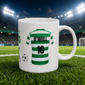 Celtic Themed Mug, THE BHOYS!, Personalised, Him, Her, Football, Gift, Xmas, Coffee, Tea, Birthday, cup