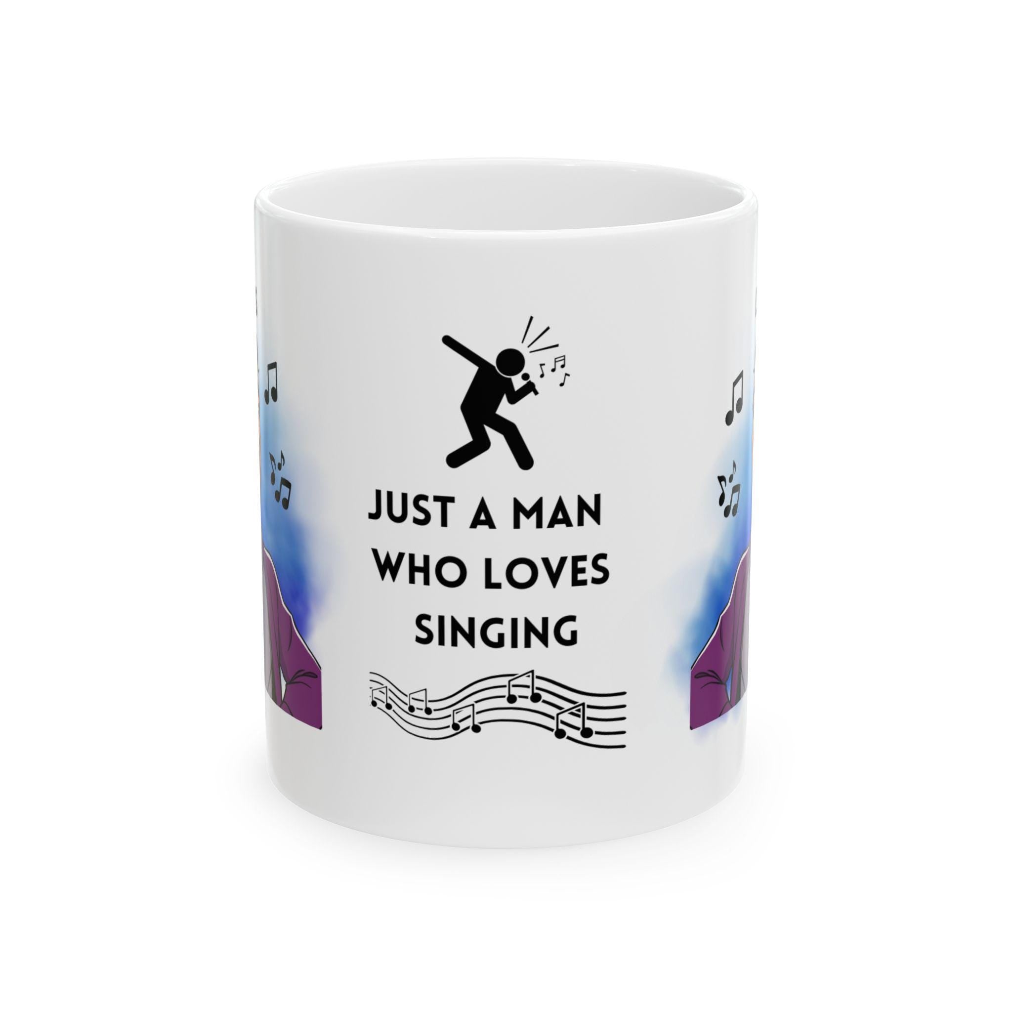 Personalised Singing Mug, Custom Singer Gift