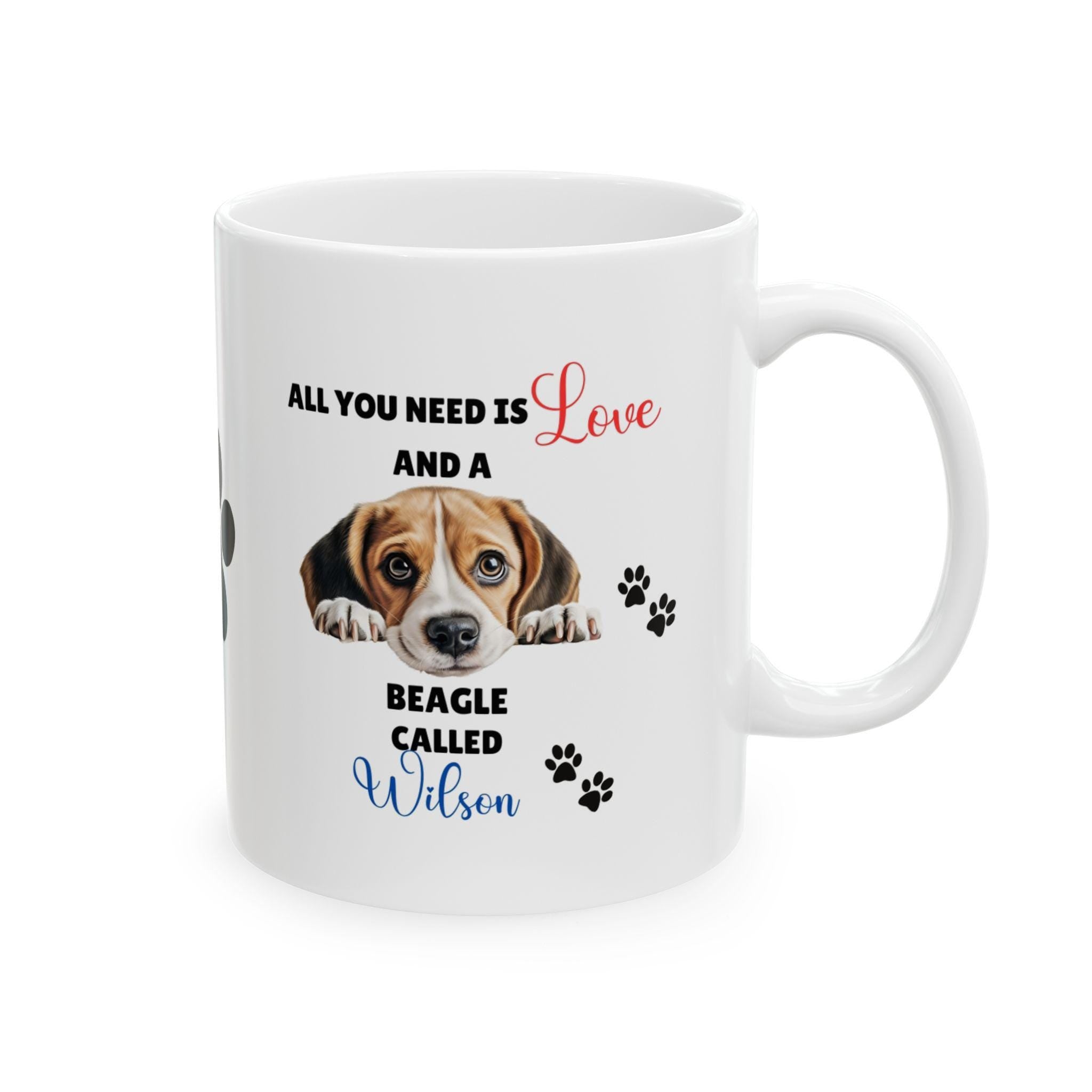 Personalised Beagle Mug: Dog Lover Gift