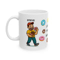 Personalised Doughnut Lover Mug, Fun Gift