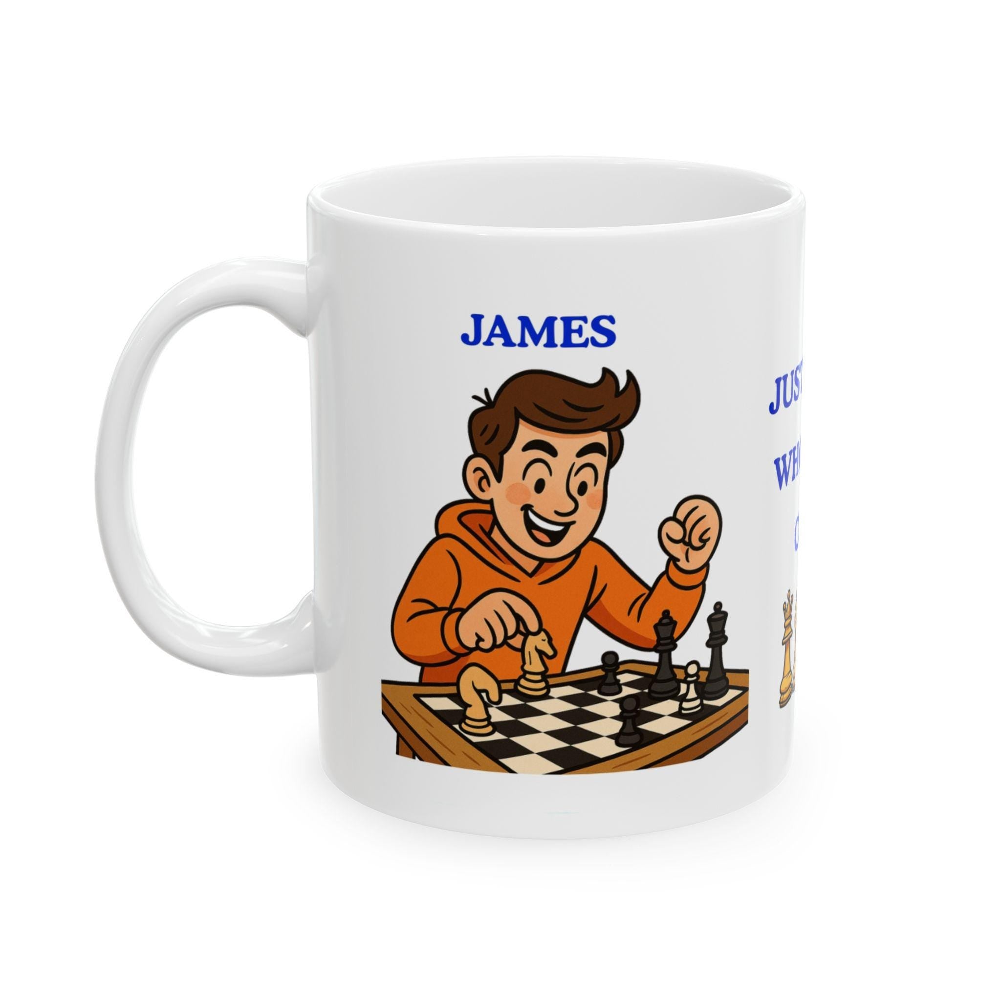Personalised Chess Lover Mug, Game Day Gift