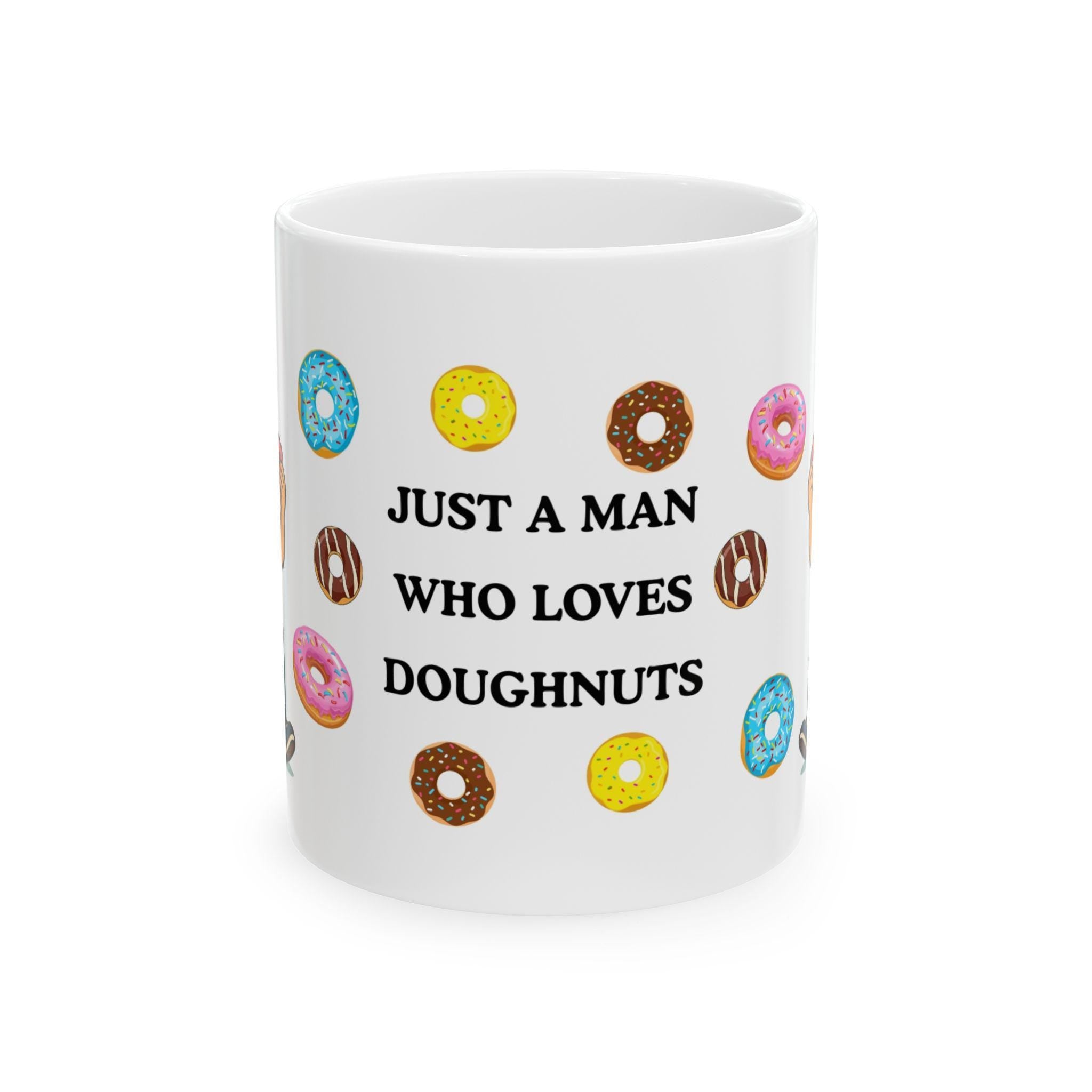 Personalised Doughnut Lover Mug, Fun Gift
