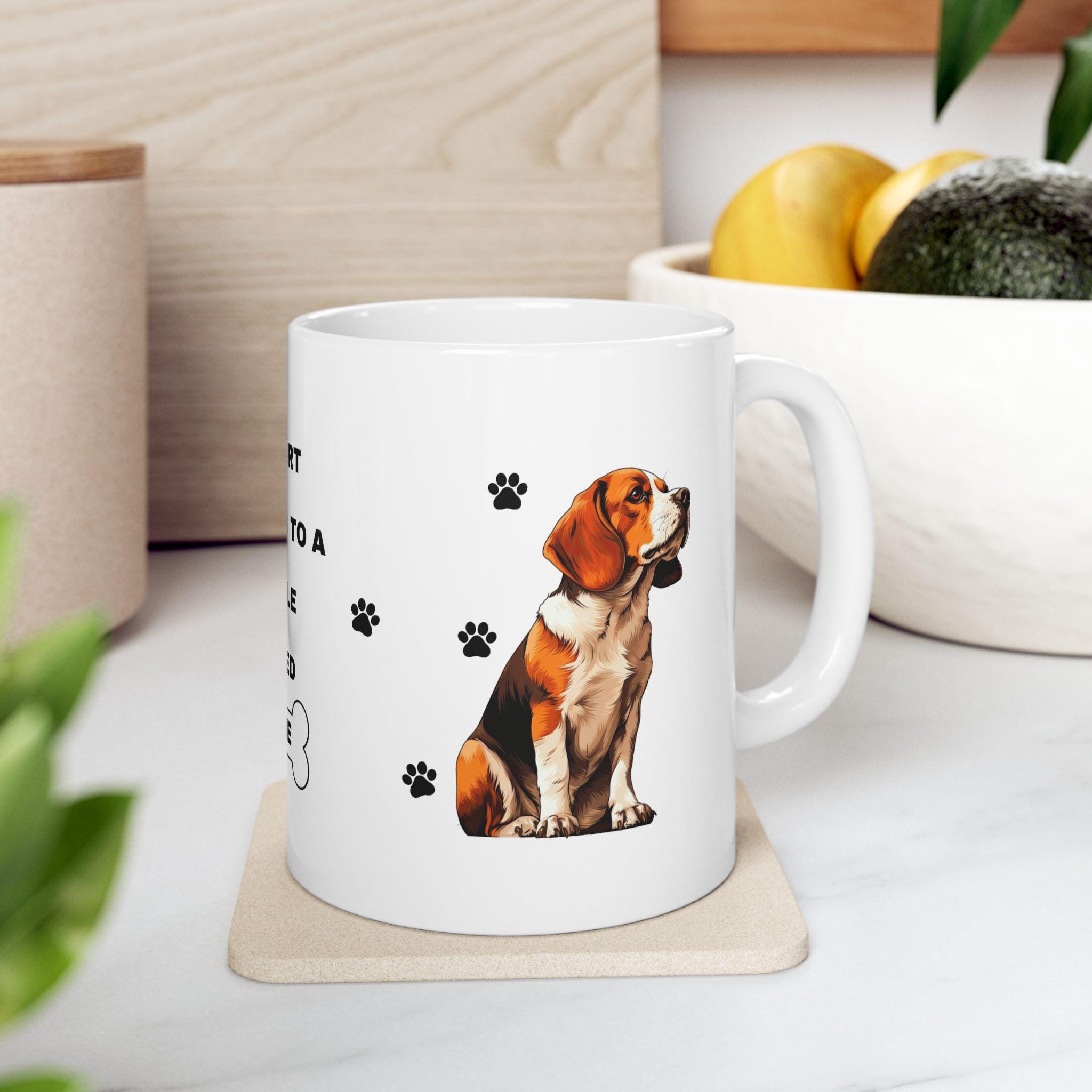 Personalised Beagle Mug: Dog Lover Gift