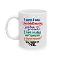 Personalised funny forgetful mug, banter, 11oz cup, Quote.