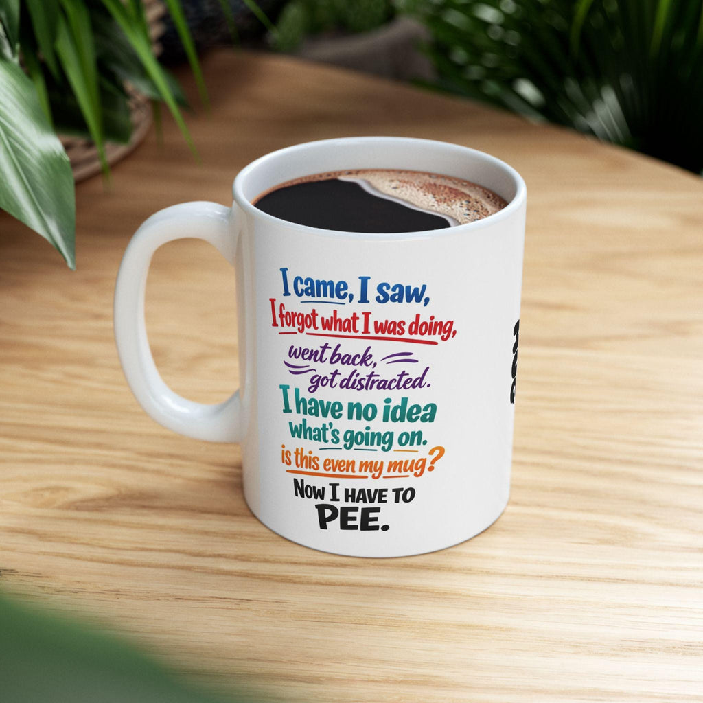 Personalised funny forgetful mug, banter, 11oz cup, Quote.