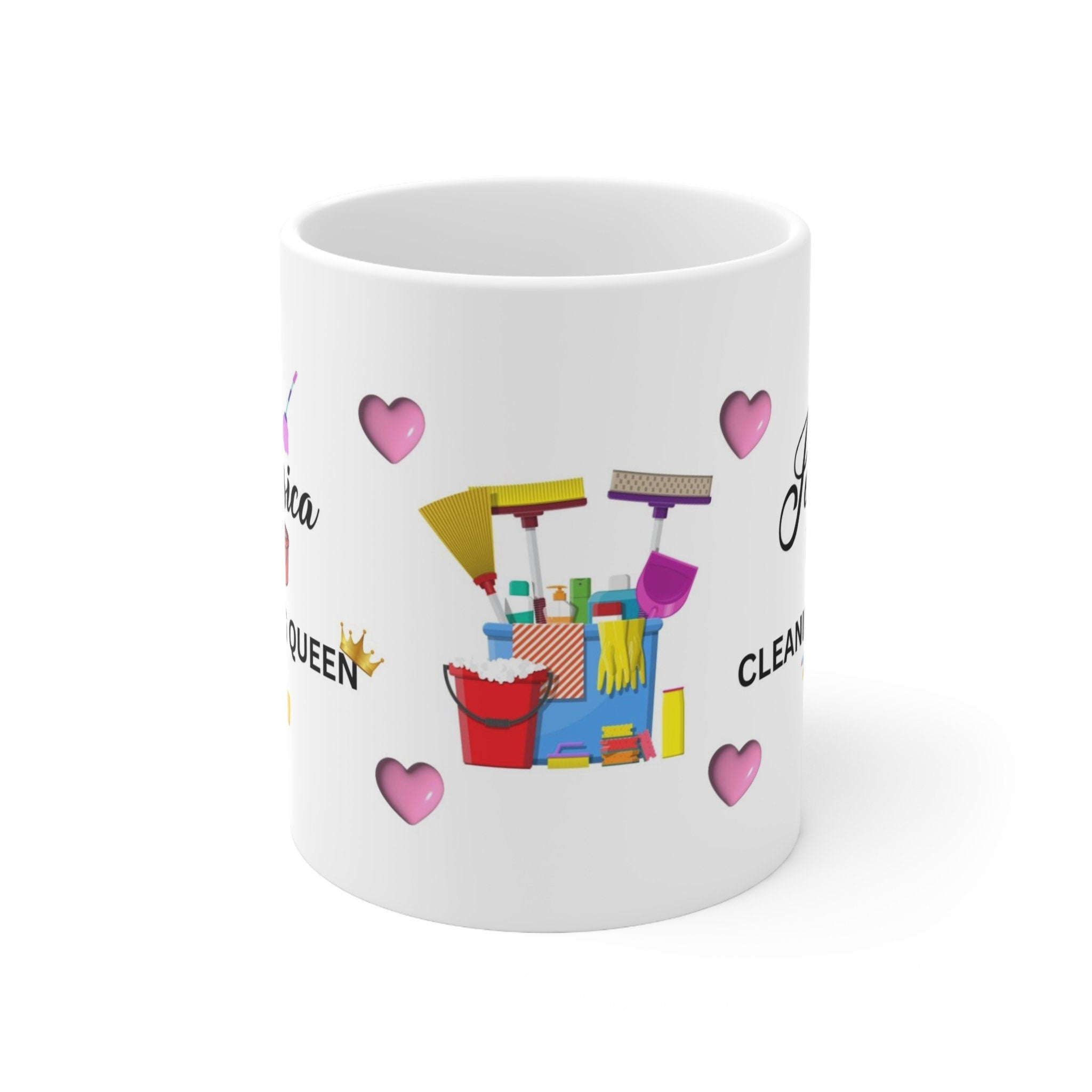 Cleaner , Novelty, Gift, Work, Fun, Cup, Ceramic, Coffee, Personalised, cleaning