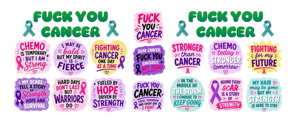Fuck You Cancer Mug | Chemo Warrior Gift | Survivor Mug | Funny Support Gift | Strong Fighter Coffee Cup 11oz
