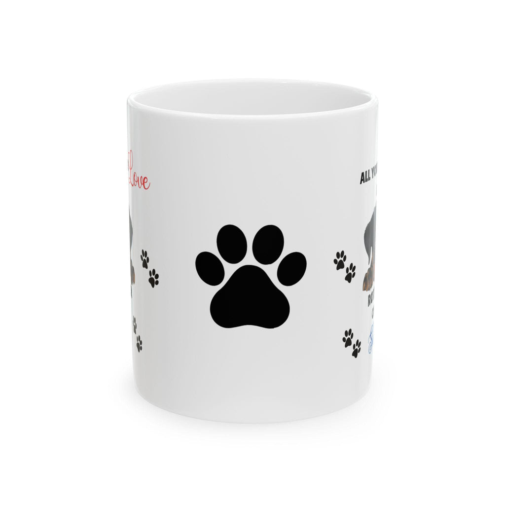 Personalised Rottweiler Mug: Dog Lover Gift