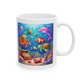 Personalised Children's Under The Sea, Sea Life Mug, 11oz Ceramic, Boy, Girl, Colourful, Ocean