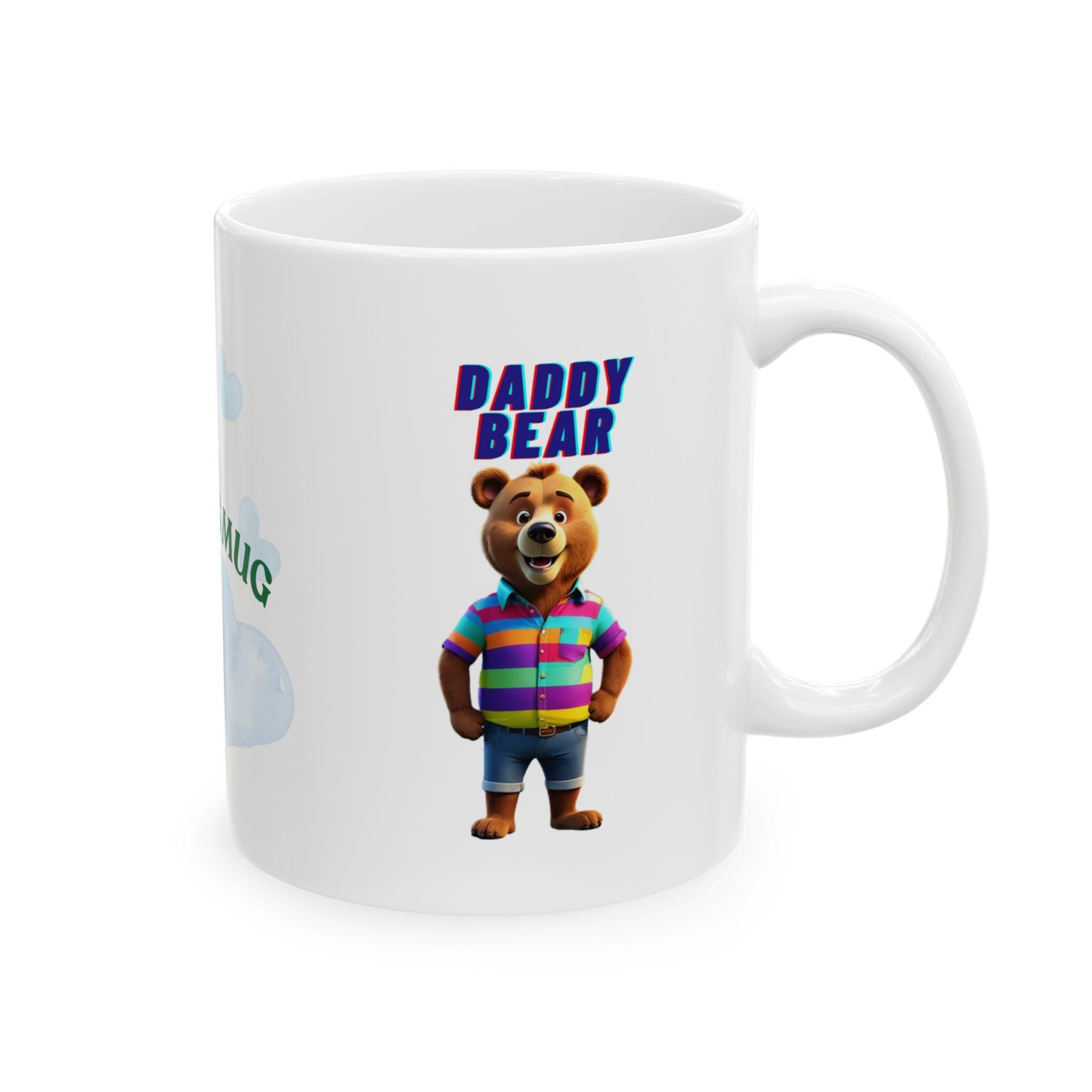 Daddy Bear Mug, Stylish Bear Character