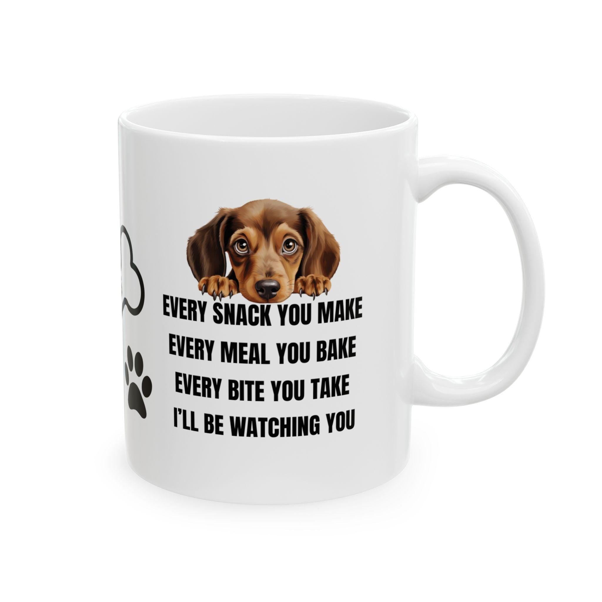 Dachshund personalised i'll be watching you: Dog Lover Gift, funny