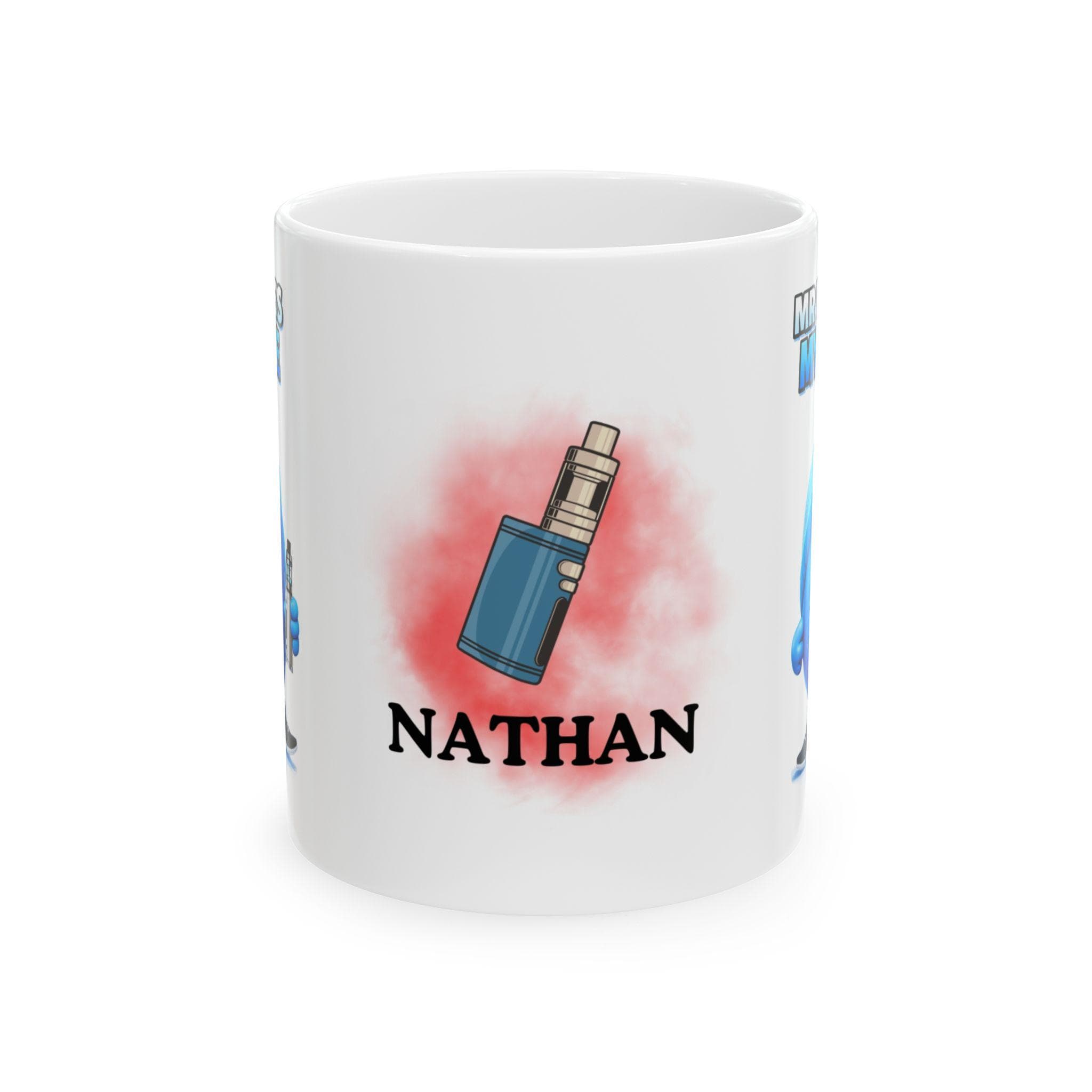 Mr wheres my vape, mug, personalised, gift, fun.