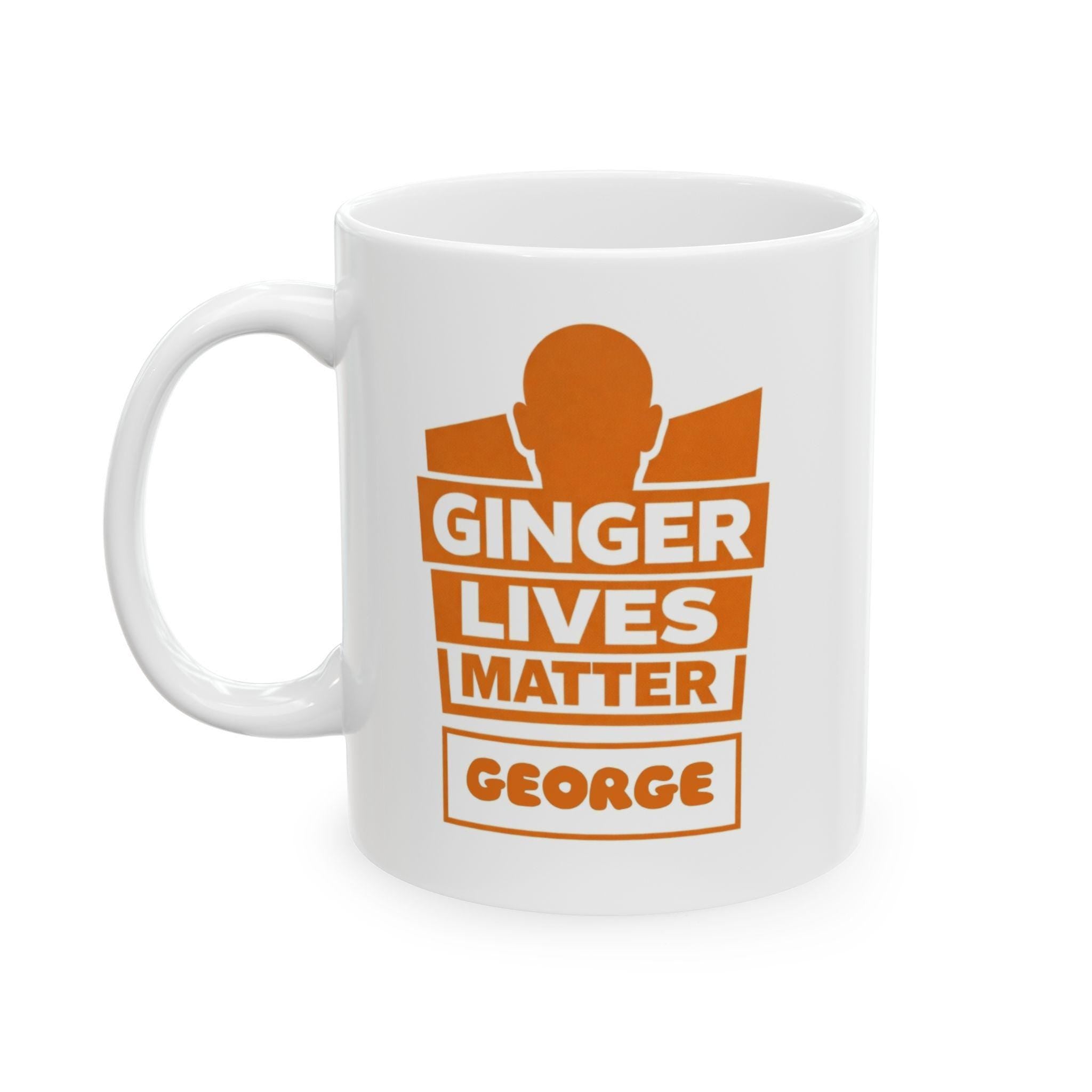 Ginger lives matter mug, Funny, Ginge, Personalised, Gift, Him, Christmas, Fun, Unique, 11oz Ceramic