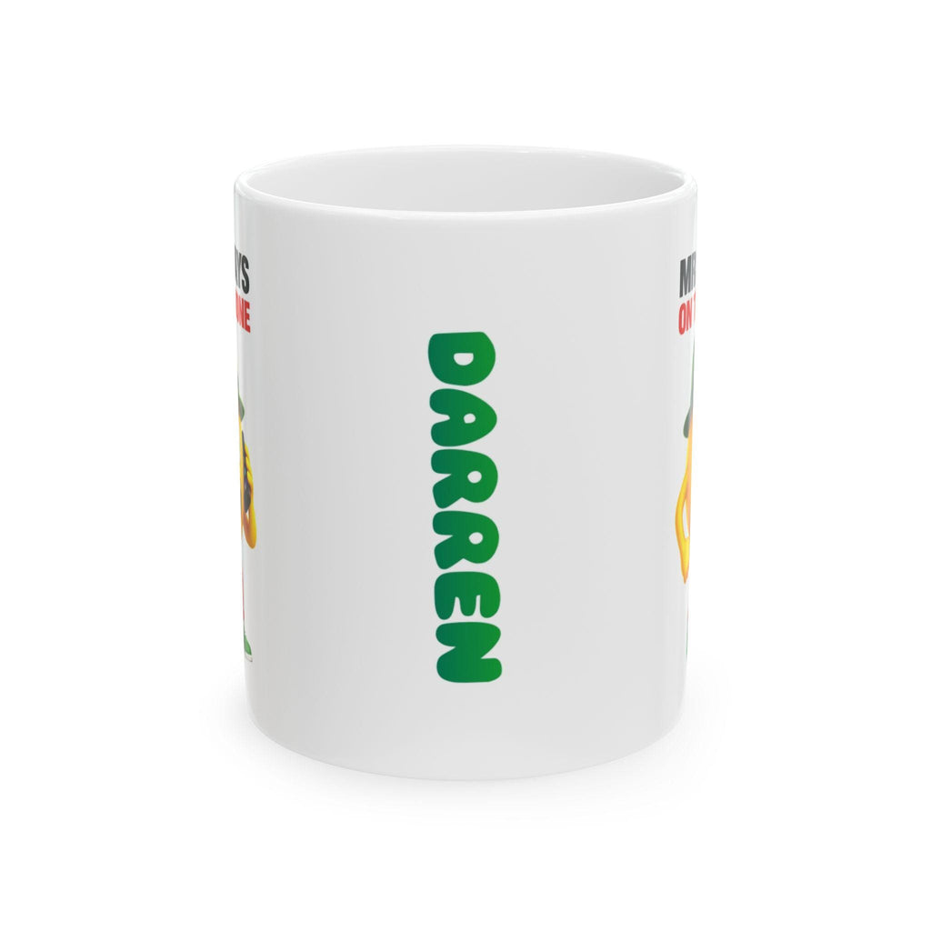 Mr Always On The Phone Mug - Personalised Humorous Gift