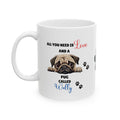 Personalised Pug Mug: Dog Lover Gift