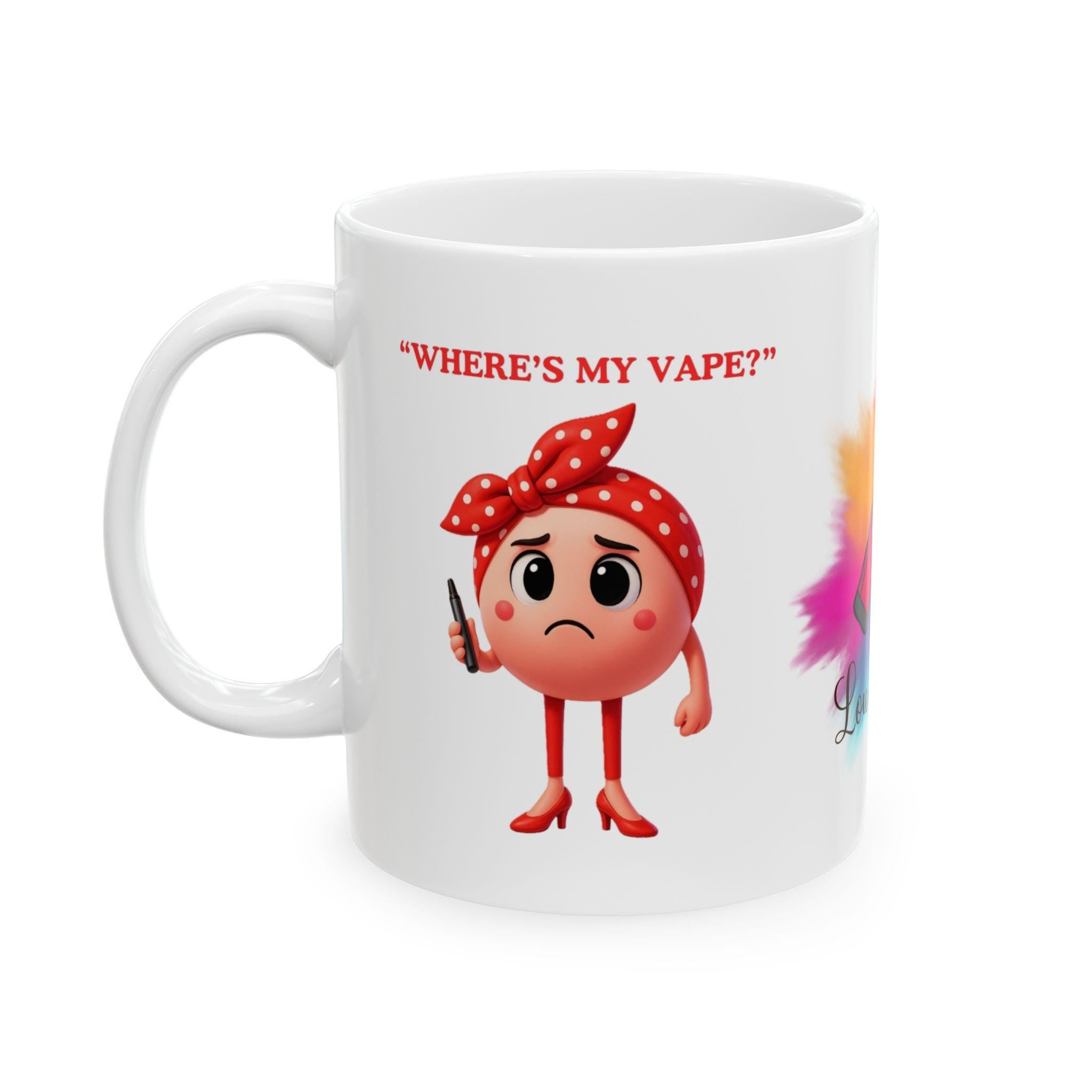 Where's My Vape personalised mug, Funny Gift