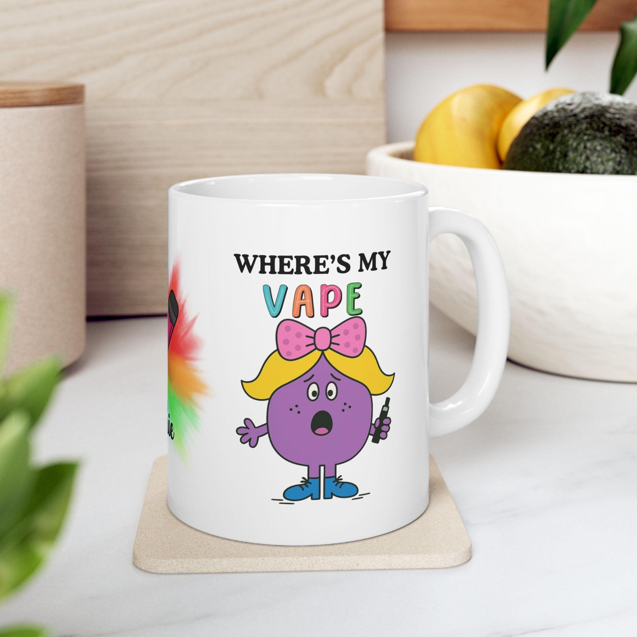Where's My Vape Mug, Personalised Gift