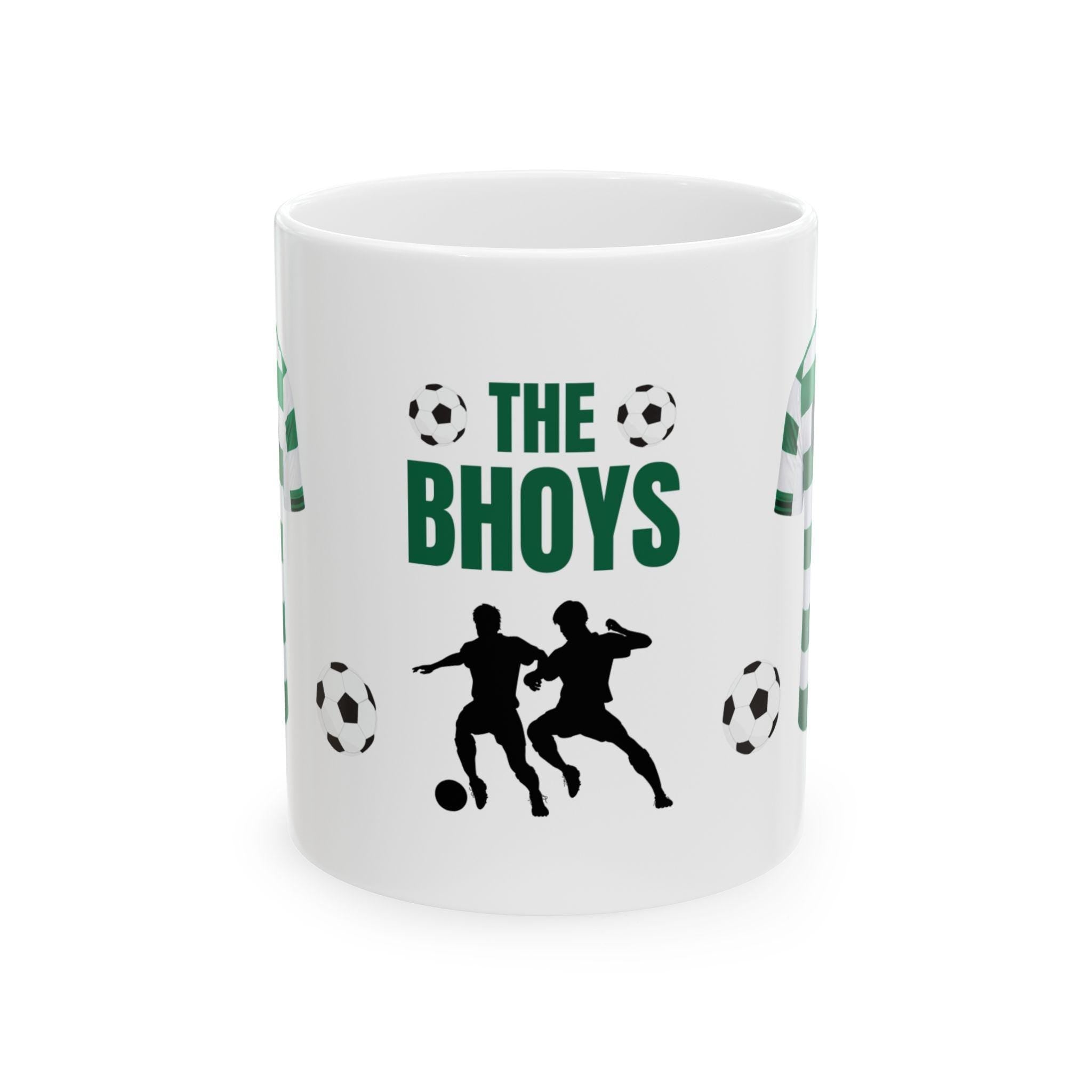 Celtic Themed Mug, THE BHOYS!, Personalised, Him, Her, Football, Gift, Xmas, Coffee, Tea, Birthday, cup
