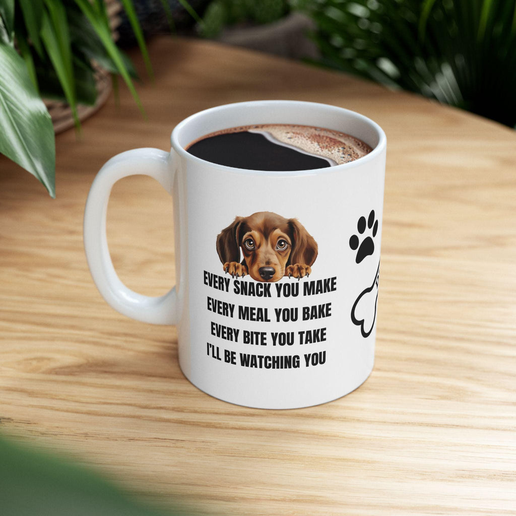 Dachshund personalised i'll be watching you: Dog Lover Gift, funny