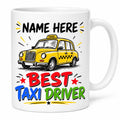 Mug, Taxi driver, Driver, Cab, Novelty, Gift, Work, Fun, Cup, Ceramic, Coffee, Cabby, personalised