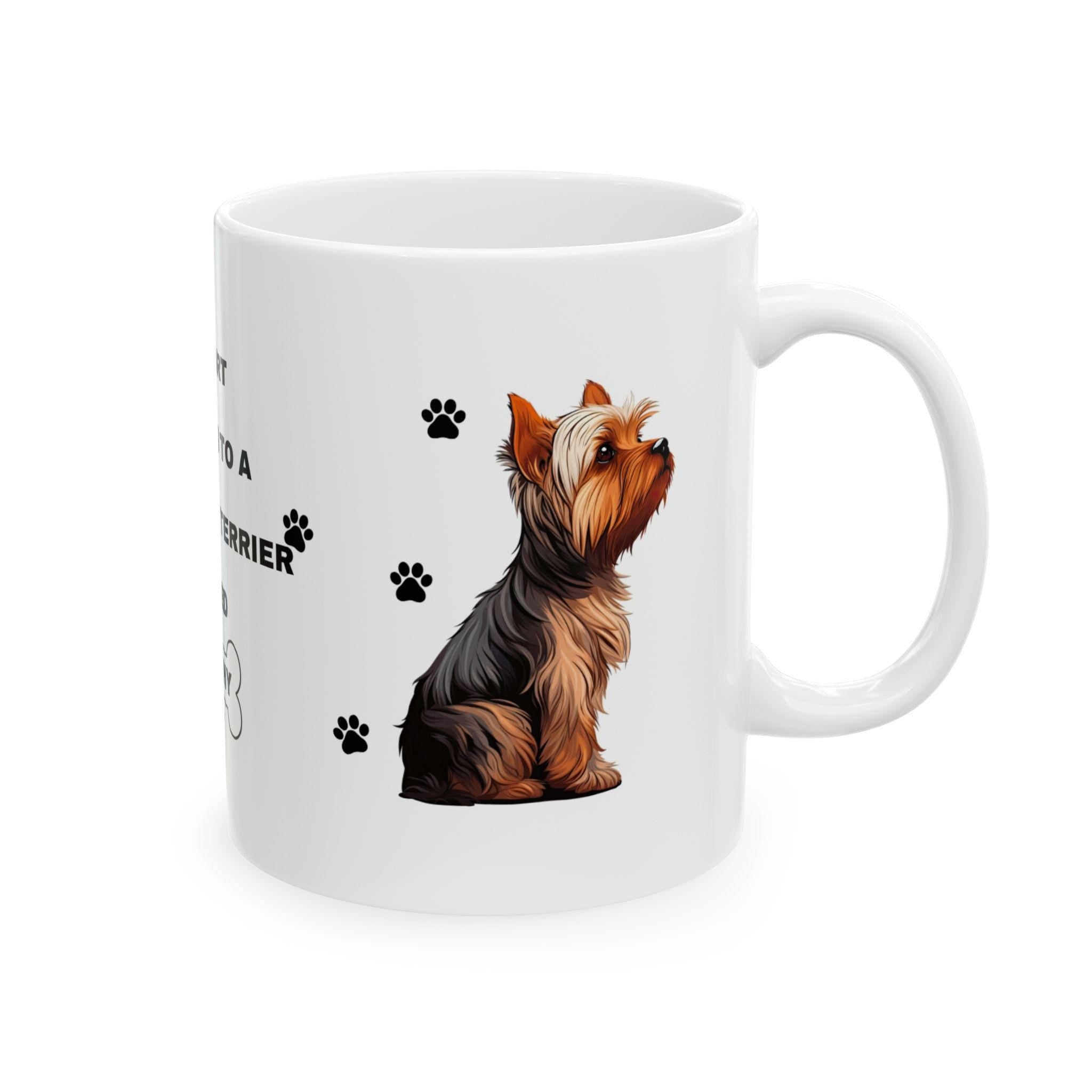 Personalised Yorkshire Terrier Mug, Dog Lover Gift